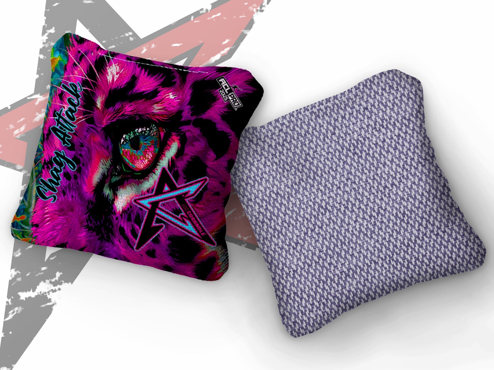 2025 SHAG ATTACK- "LEOPARD" - ACL Pro Stamped Cornhole Bags - SET OF 4 BAGS