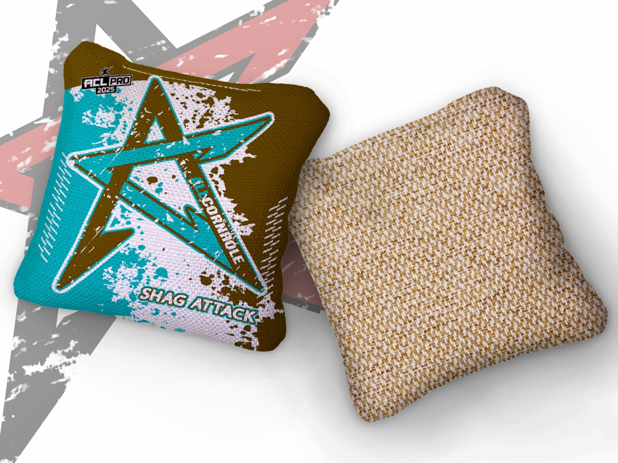 2025 SHAG ATTACK- "SPILL" - ACL Pro Stamped Cornhole Bags - SET OF 4 BAGS