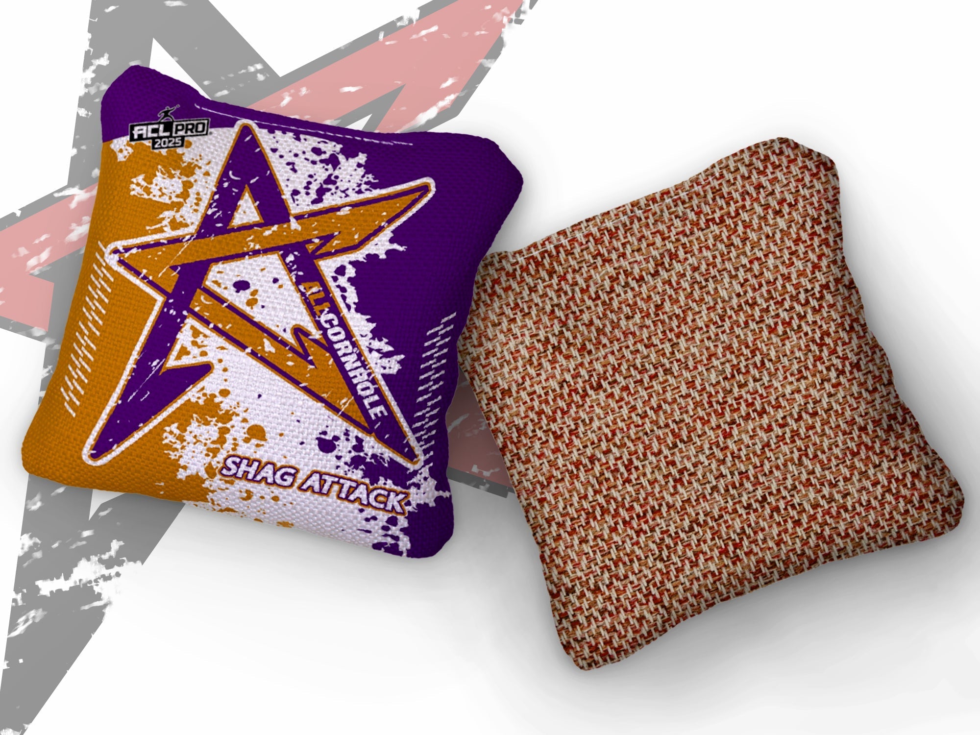 2025 SHAG ATTACK- "SPILL" - ACL Pro Stamped Cornhole Bags - SET OF 4 BAGS