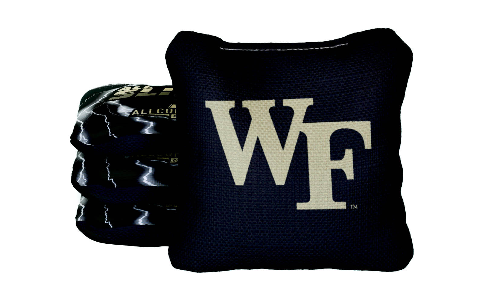 Officially Licensed Collegiate Cornhole Bags - All-Slide 2.0 - Set of 4 - Wake Forest University