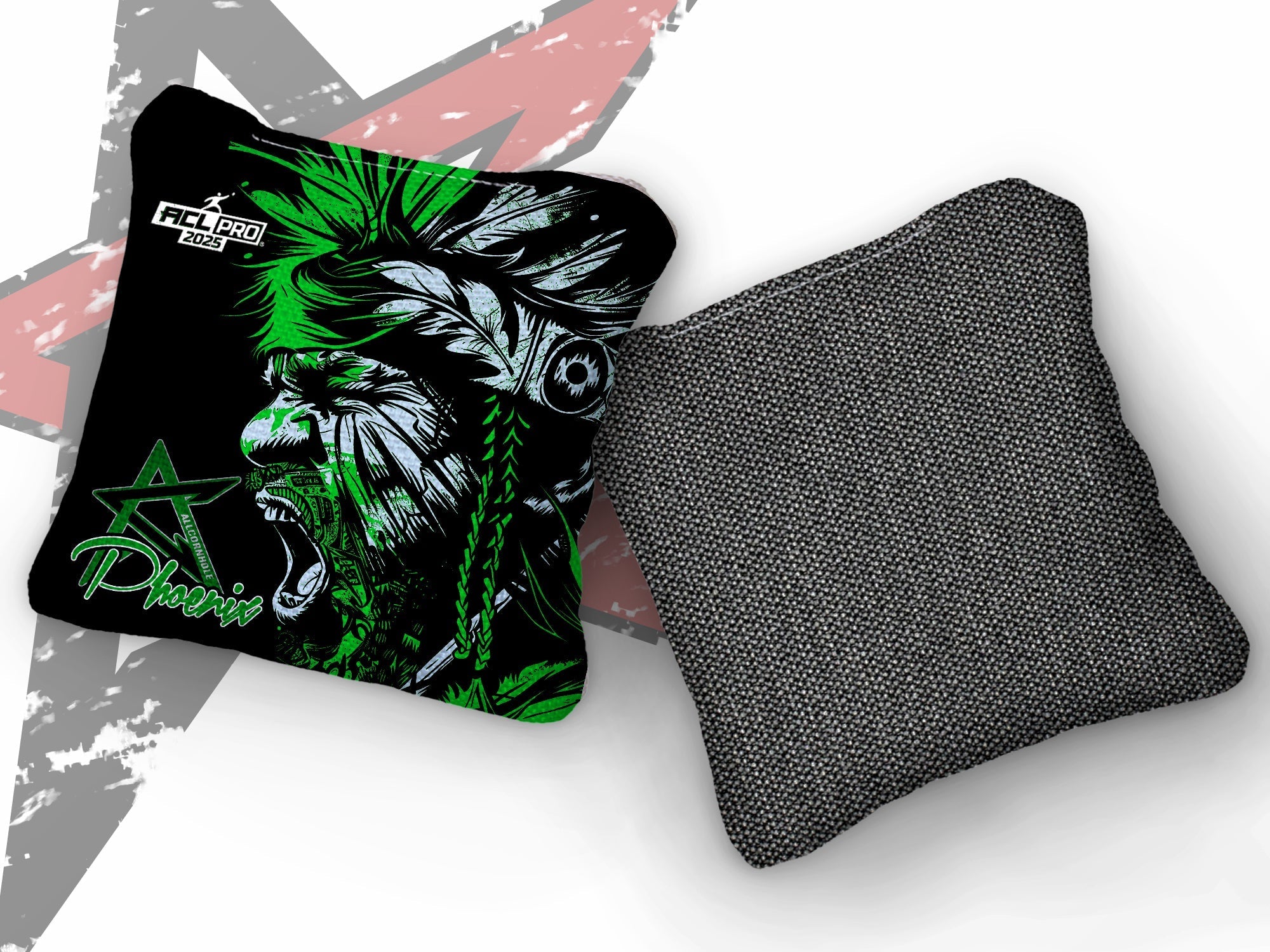 2025 PHOENIX - "WARRIOR" - ACL Pro Stamped Cornhole Bags - SET OF 4 BAGS