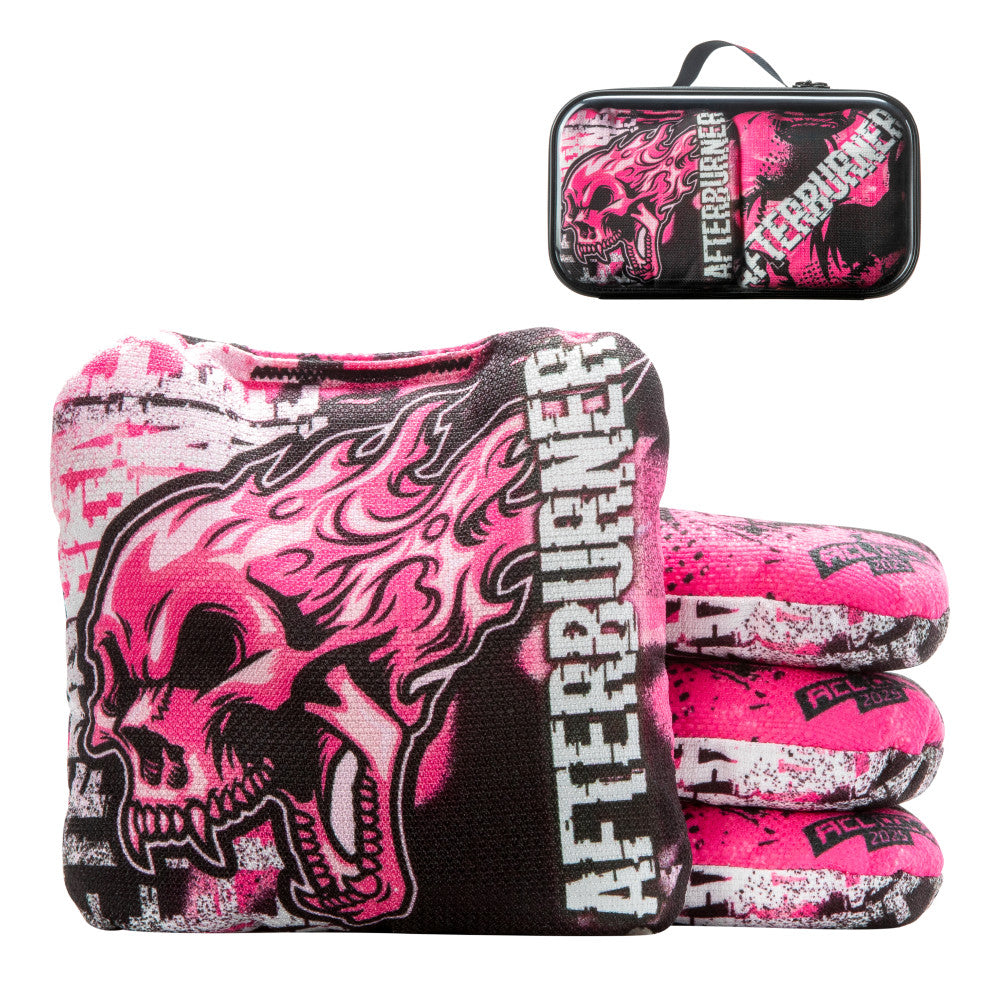 Pink Afterburner ACL Comp Cornhole Bags - Set of 4 Bags