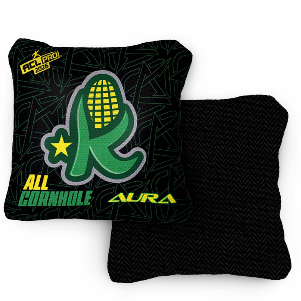 2026 Aura Kentucky Kernels ACL Pro Stamped Cornhole Bags – Set of 4 Bags