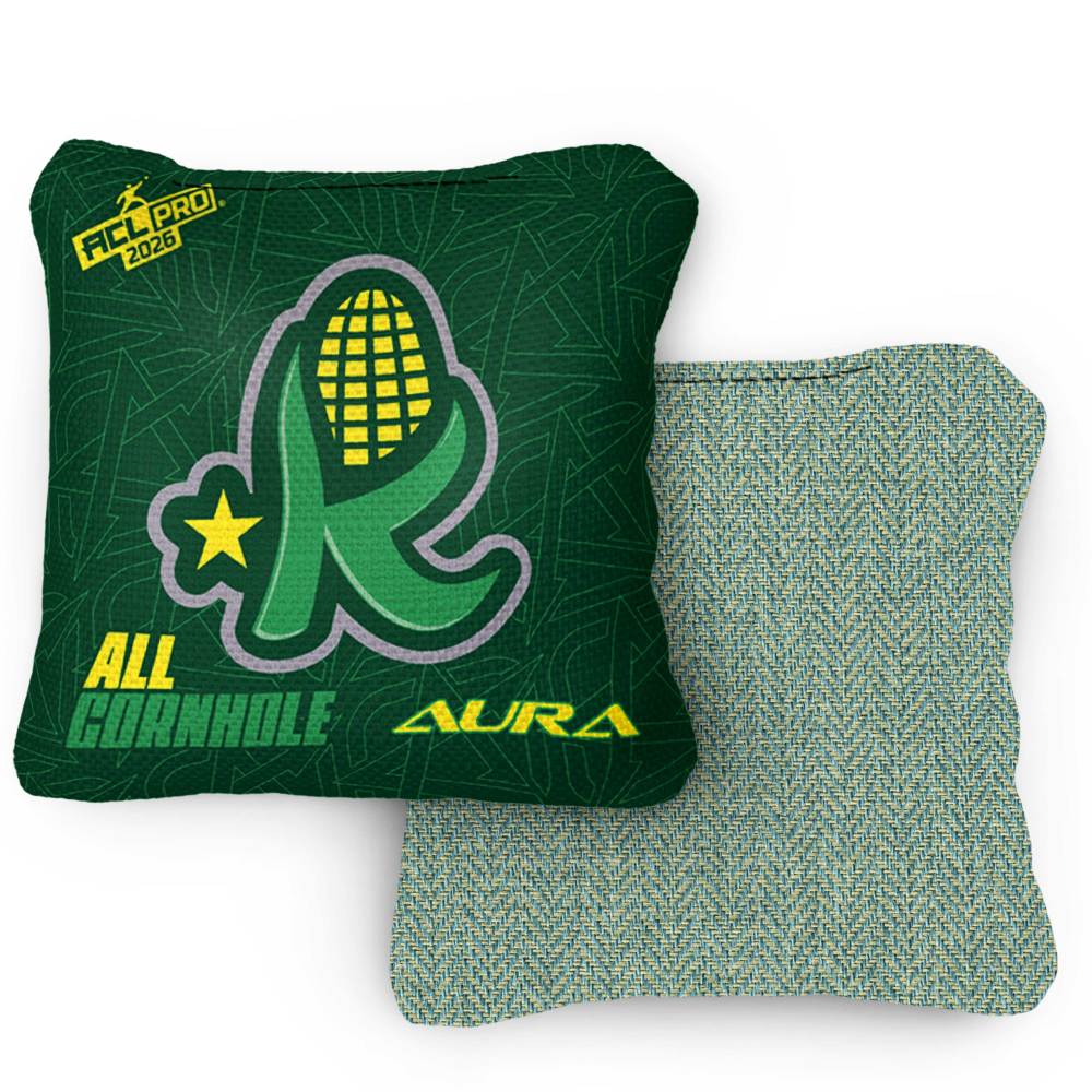 2026 Aura Kentucky Kernels ACL Pro Stamped Cornhole Bags – Set of 4 Bags