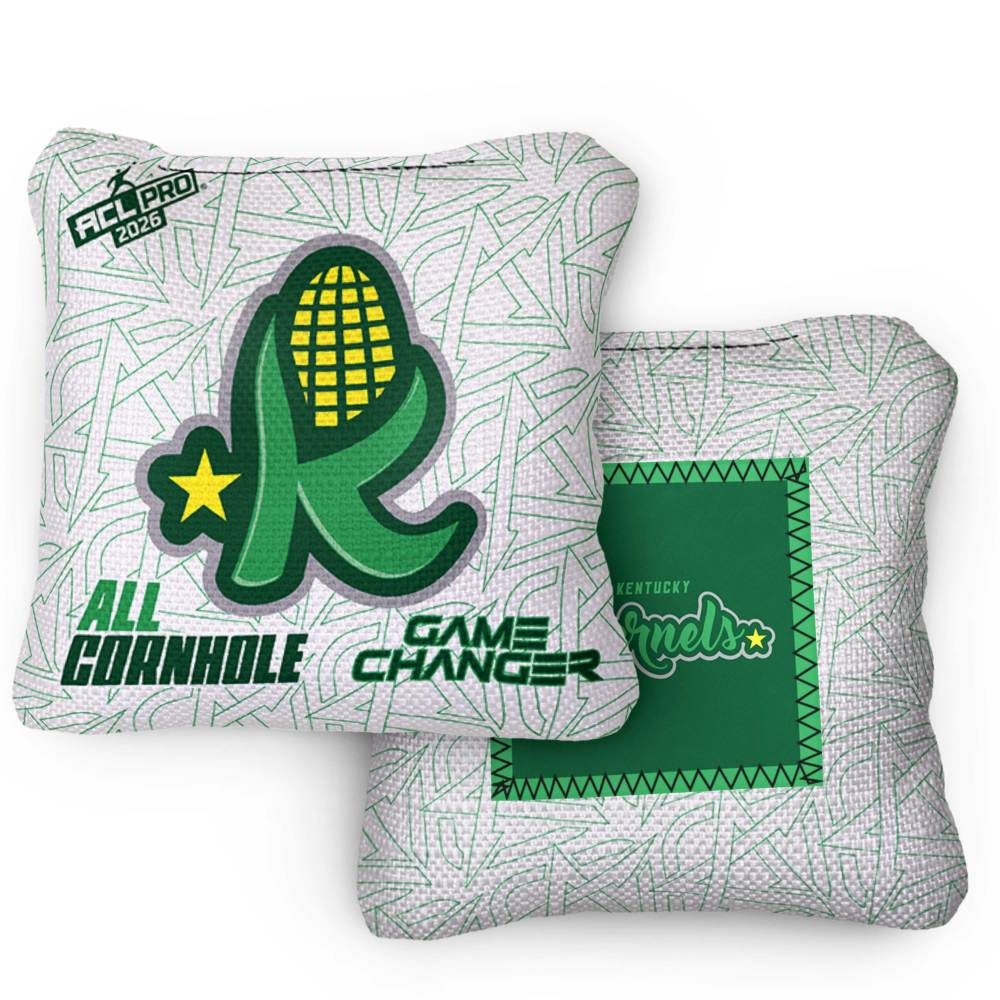 2026 GameChanger Kentucky Kernels ACL Pro Stamped Cornhole Bags – Set of 4 Bags