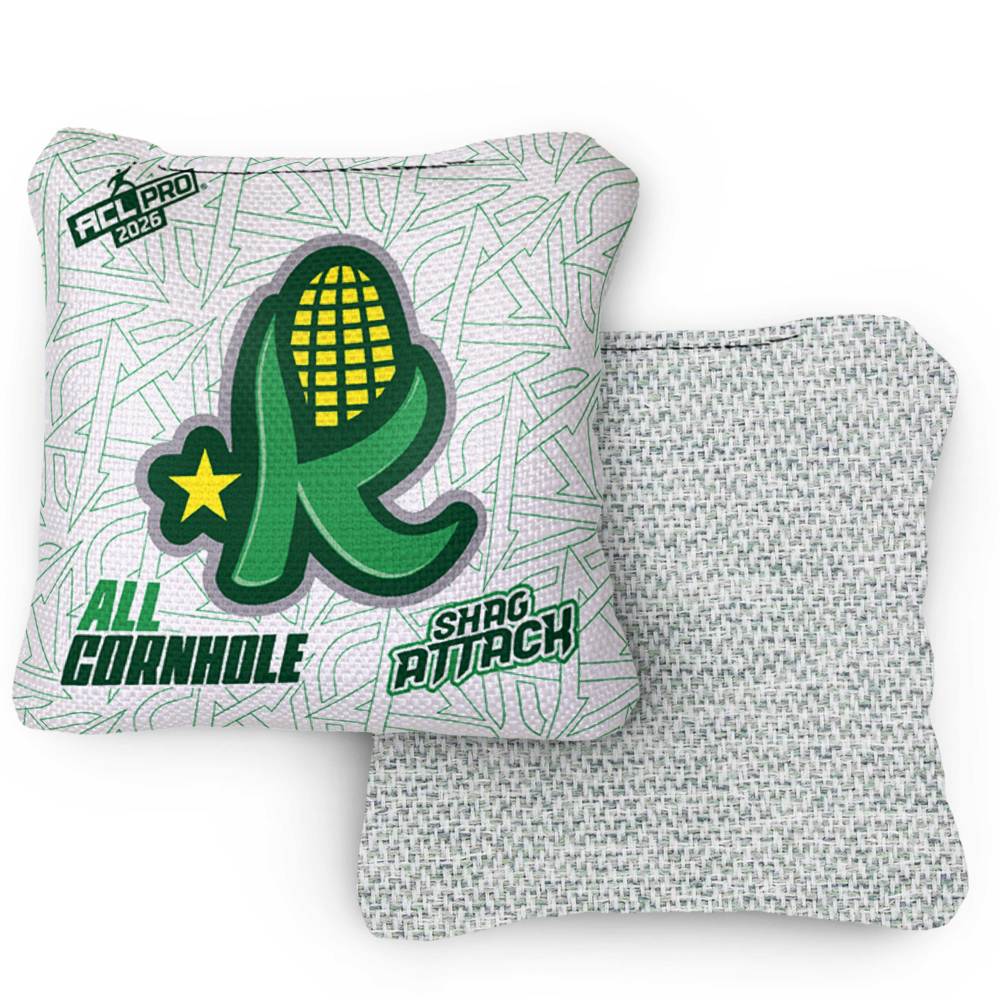 2026 Shag Attack Kentucky Kernels ACL Pro Stamped Cornhole Bags – Set of 4 Bags