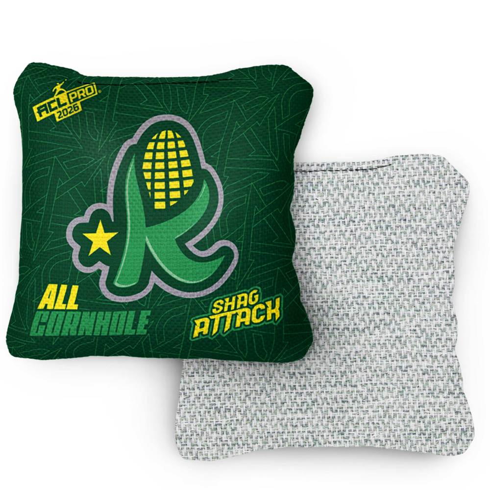 2026 Shag Attack Kentucky Kernels ACL Pro Stamped Cornhole Bags – Set of 4 Bags