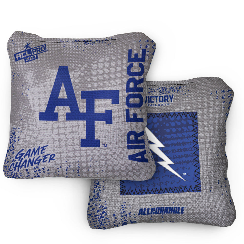 2027 Air Force Falcons GameChanger™ OG Silver ACL Pro Cornhole Bags – Set of 4 Bags