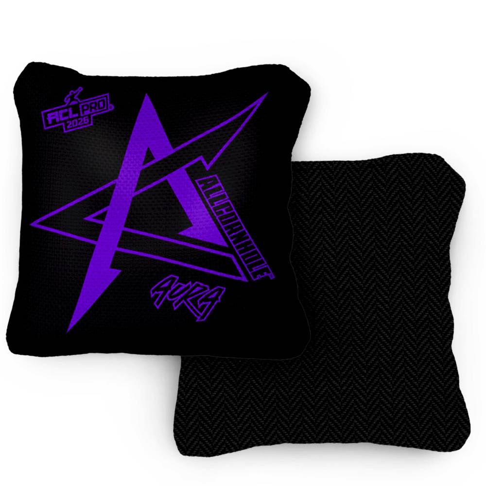 2026 Aura Blackout ACL Pro Stamped Cornhole Bags – Set of 4 Bags