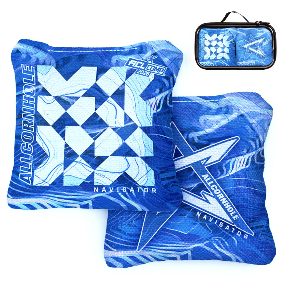 ACL Comp 2026 Blue Navigator Cornhole Bags