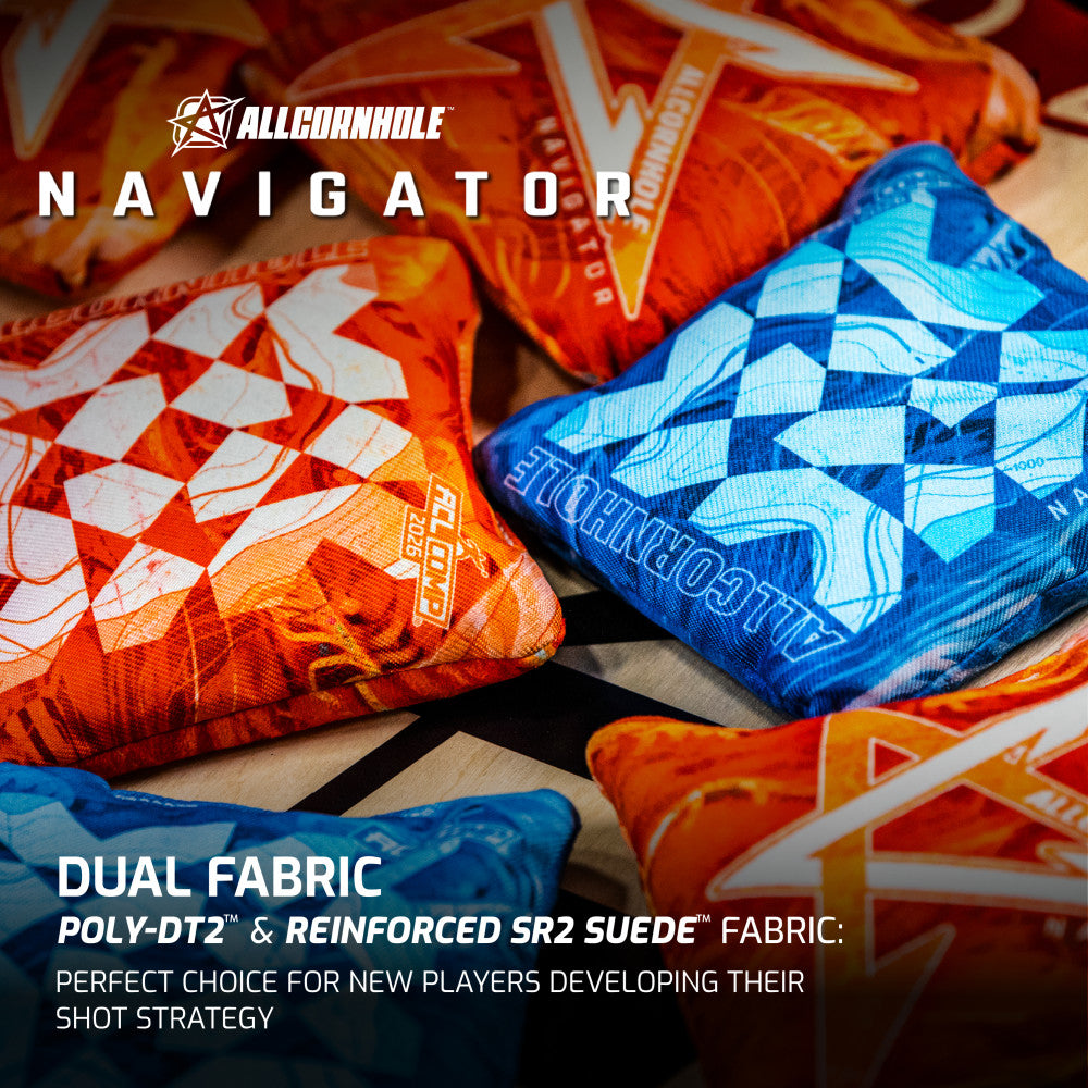 ACL Comp 2026 Blue Navigator Cornhole Bags
