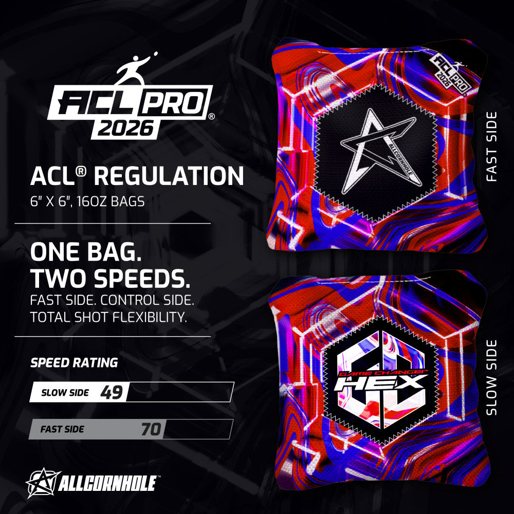 ACL Pro Gamechanger Hex Patriotic Cornhole Bags