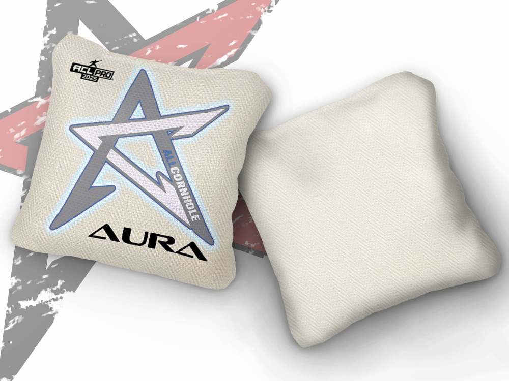 2026 Aura Whiteout ACL Pro Stamped Cornhole Bags – Set of 4 Bags