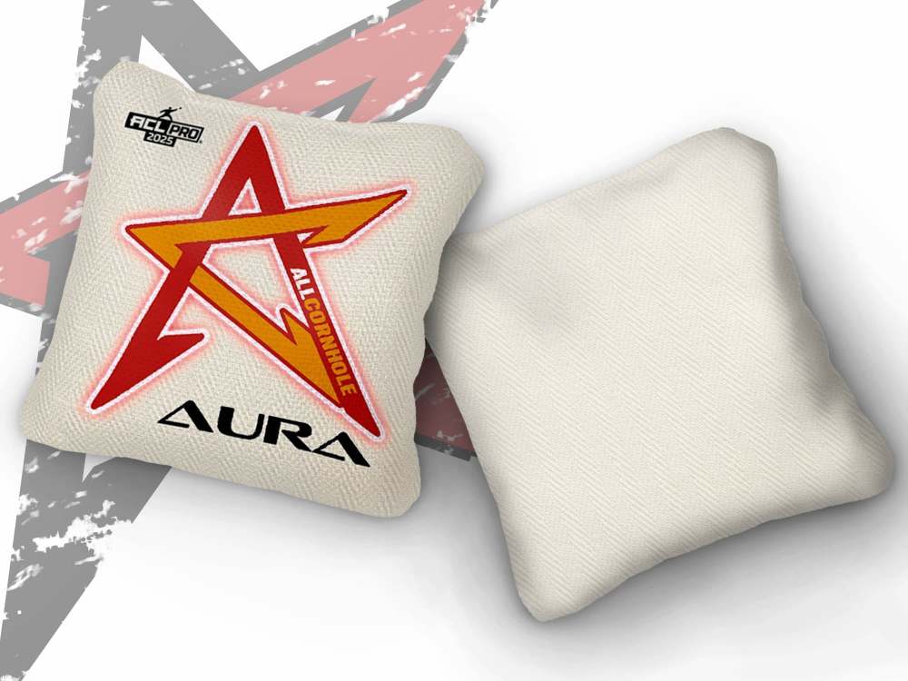 2026 Aura Whiteout ACL Pro Stamped Cornhole Bags – Set of 4 Bags