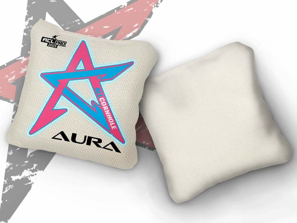 2026 Aura Whiteout ACL Pro Stamped Cornhole Bags – Set of 4 Bags