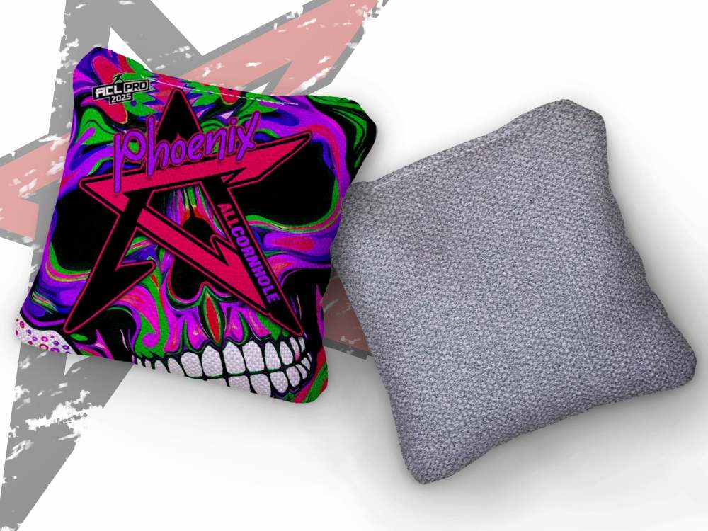 2026 Phoenix Kaleidoskull ACL Pro Stamped Cornhole Bags – Set of 4 Bags
