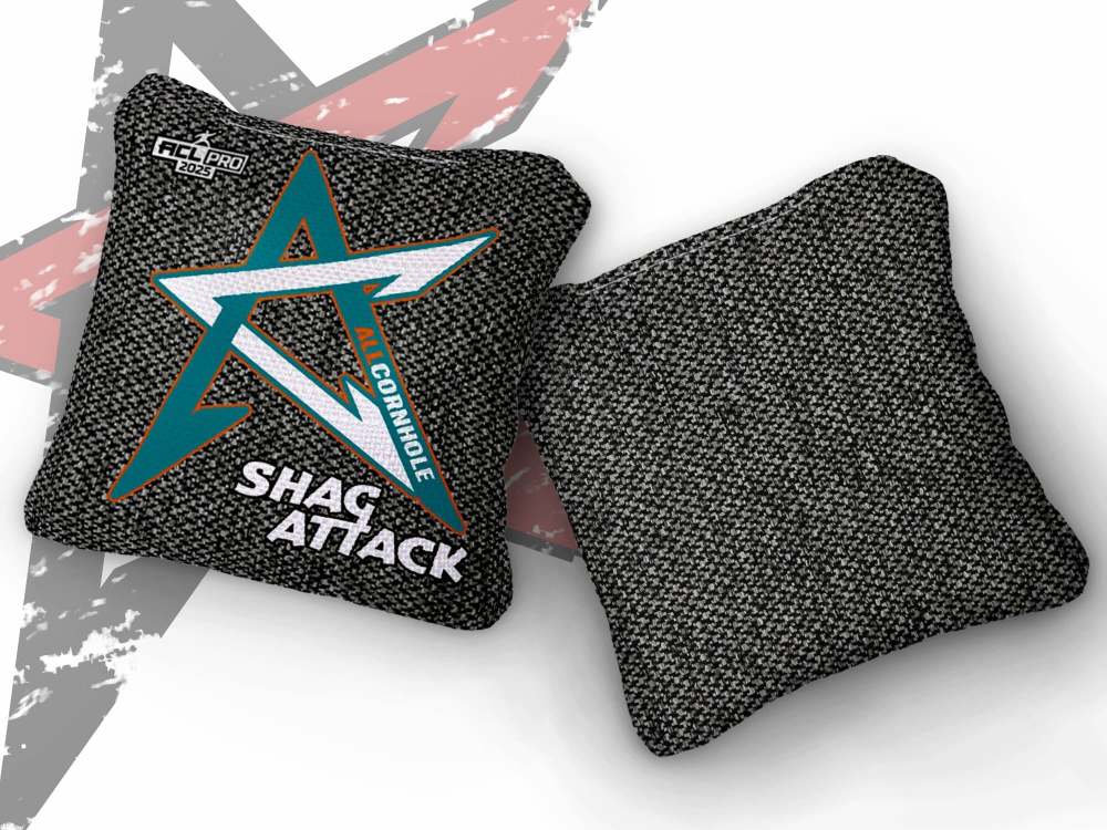 2026 Shag Attack Blackout ACL Pro Stamped Cornhole Bags – Set of 4 Bags