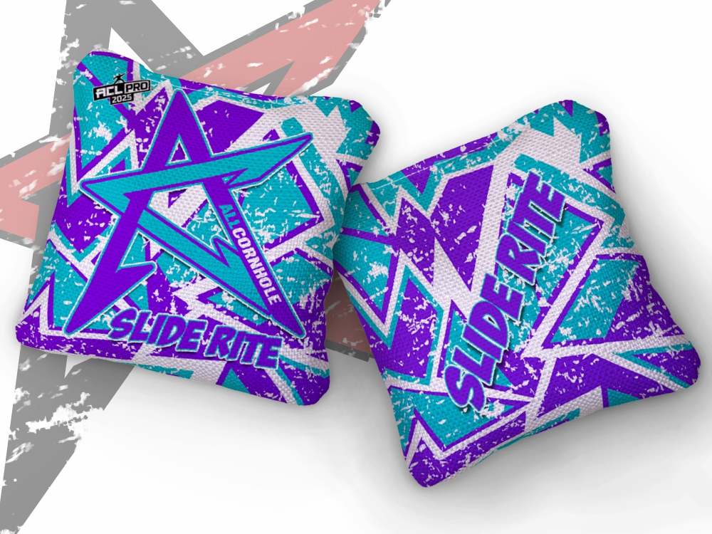 2026 Slide-Rite Geo ACL Pro Stamped Cornhole Bags – Set of 4 Bags