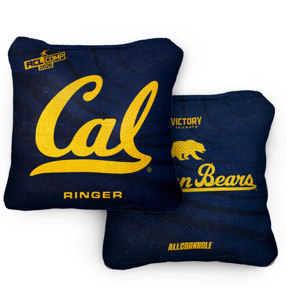 2026 California Golden Bears RINGER™️Blue ACL Comp Cornhole Bags – Set of 4 Bags