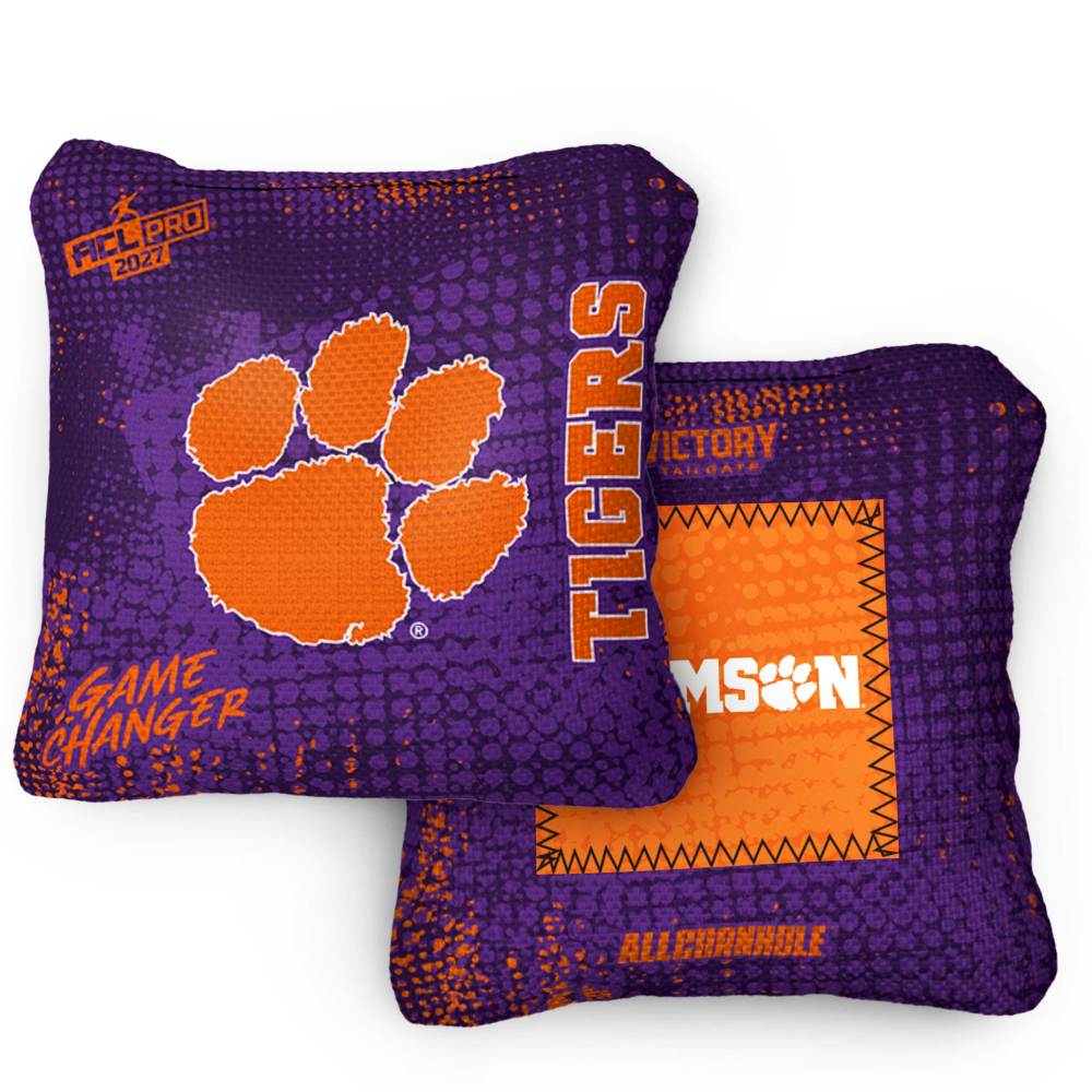 2027 Clemson Tigers GameChanger™ OG Regalia ACL Pro Cornhole Bags – Set of 4 Bags