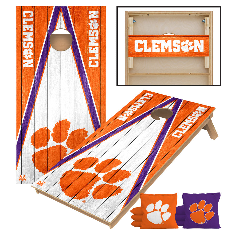Clemson University Tigers 2x4 Tournament Cornhole