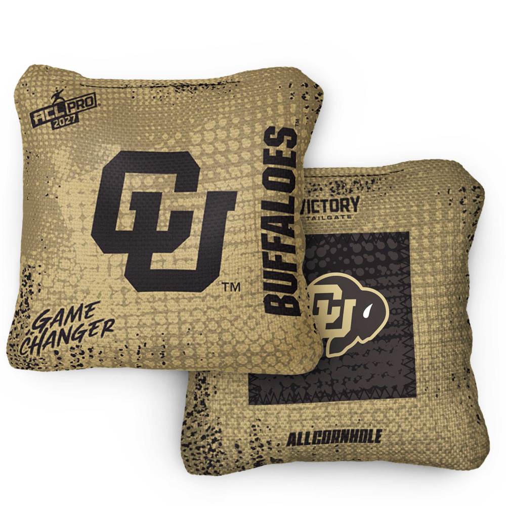 2027 Colorado Buffaloes GameChanger™ OG Gold ACL Pro Cornhole Bags – Set of 4 Bags