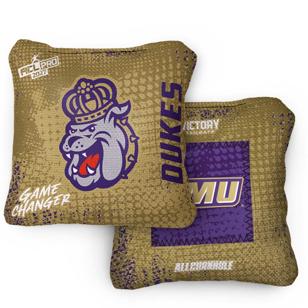 2027 James Madison Dukes GameChanger™ OG Gold ACL Pro Cornhole Bags – Set of 4 Bags