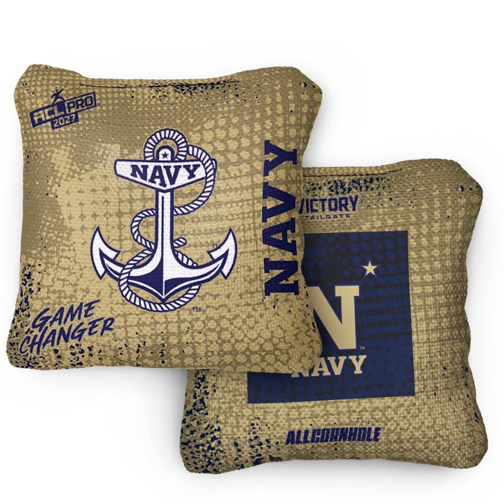 2027 Navy Midshipmen GameChanger™ OG Gold ACL Pro Cornhole Bags – Set of 4 Bags
