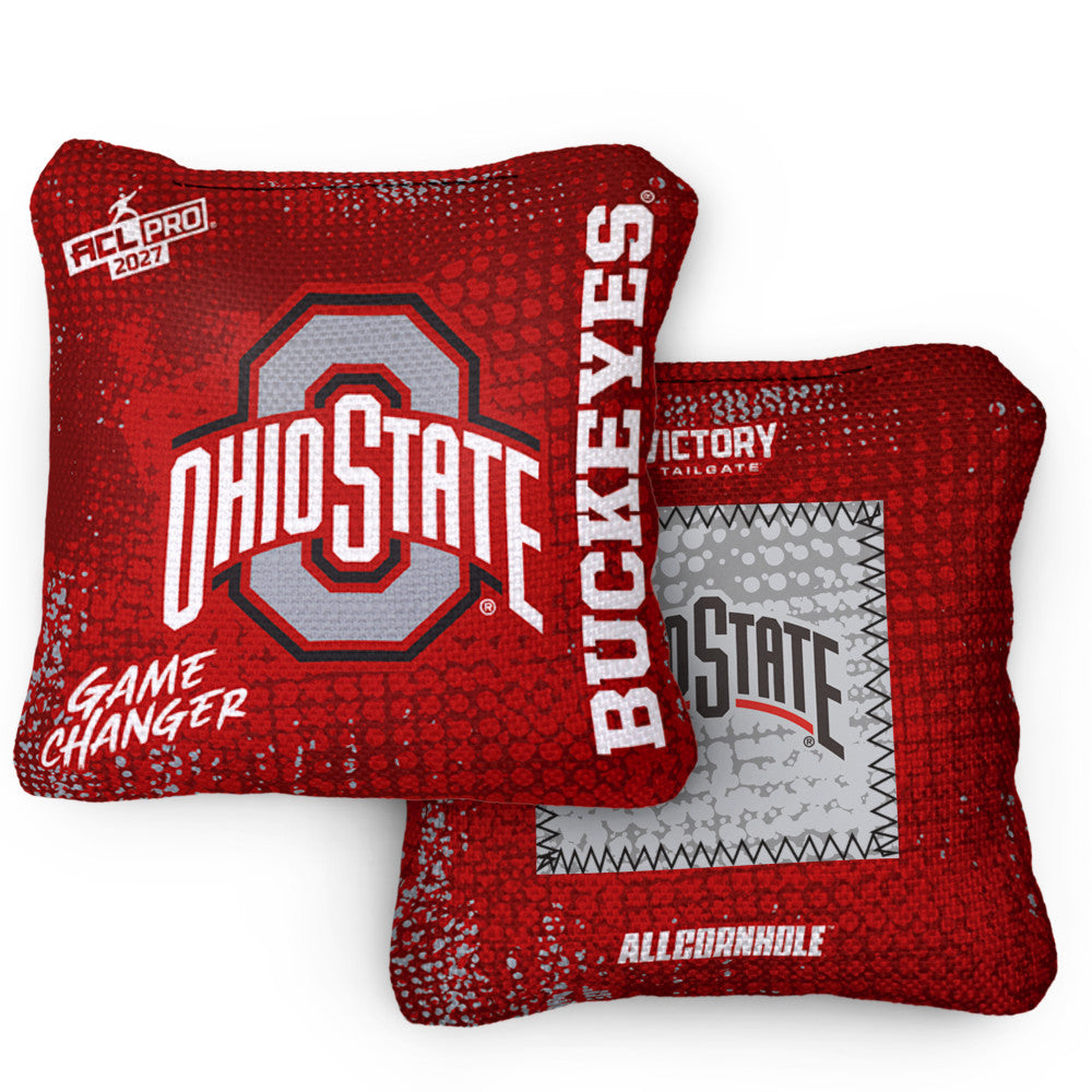 2027 Ohio State Buckeyes GameChanger™ OG Scarlet ACL Pro Cornhole Bags – Set of 4 Bags