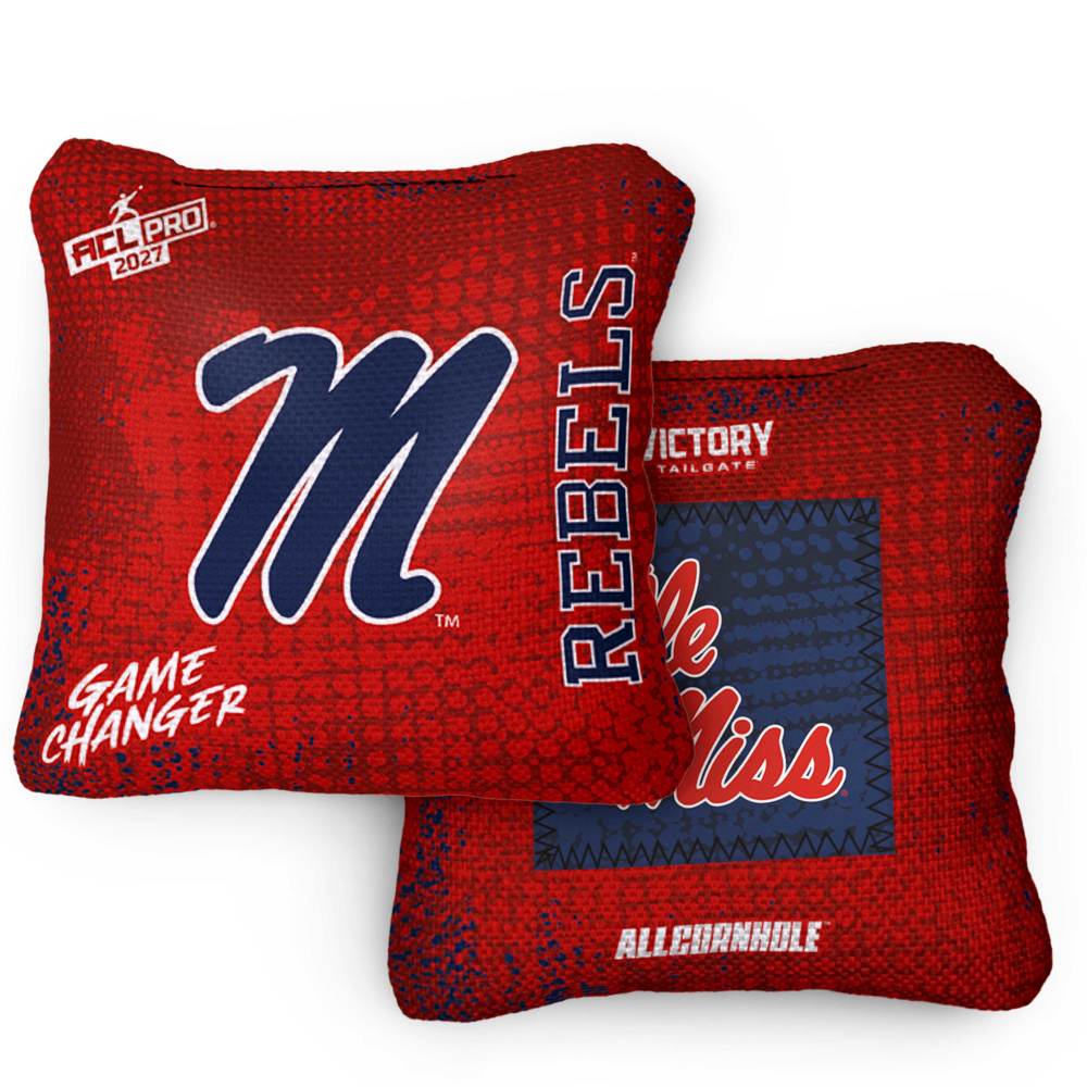2027 Ole Miss Rebels GameChanger™ OG Red ACL Pro Cornhole Bags – Set of 4 Bags