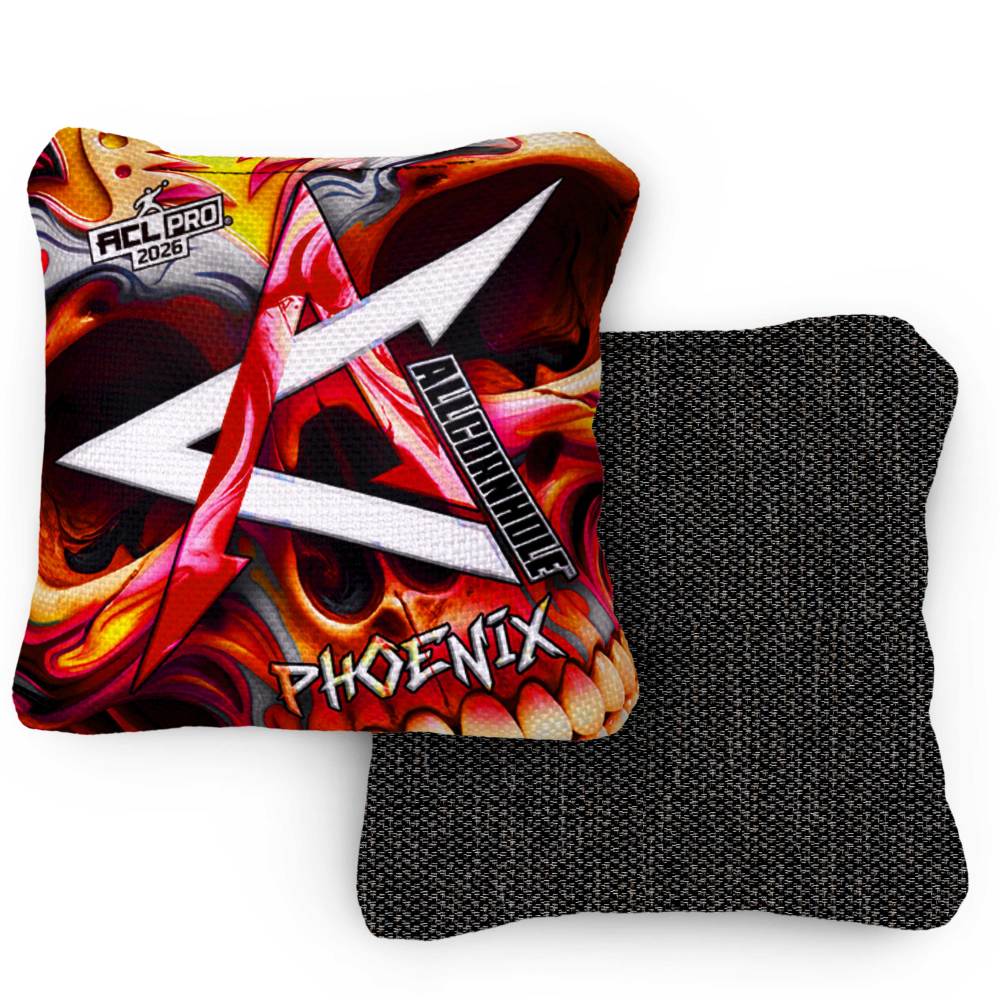 2026 Phoenix Kaleidoskull ACL Pro Stamped Cornhole Bags – Set of 4 Bags