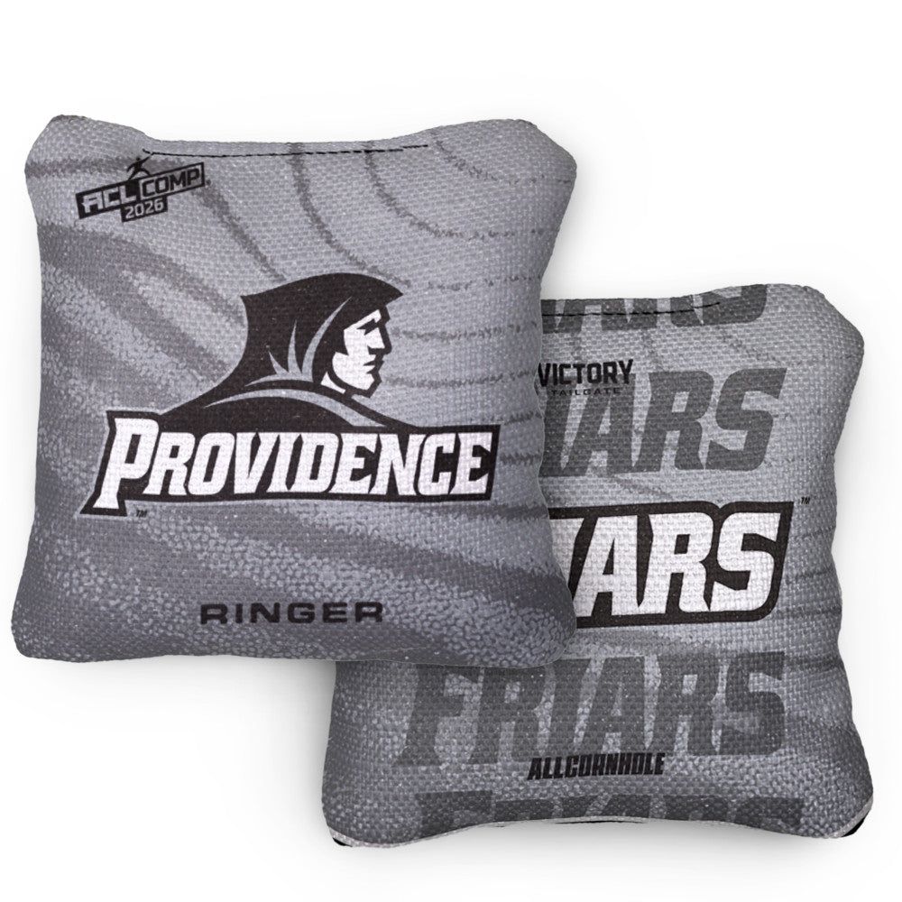 2026 Providence Friars RINGER™️Silver ACL Comp Cornhole Bags – Set of 4 Bags