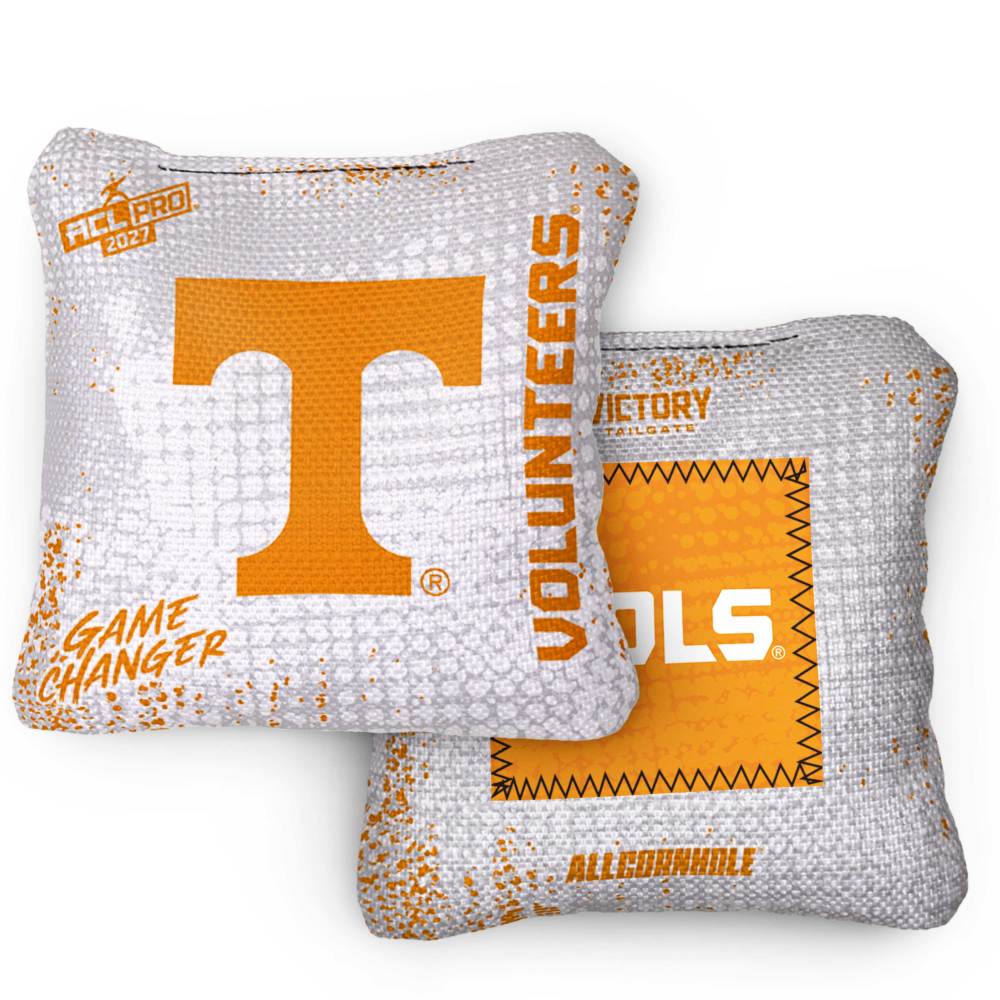 2027 Tennessee Volunteers GameChanger™ OG White ACL Pro Cornhole Bags – Set of 4 Bags