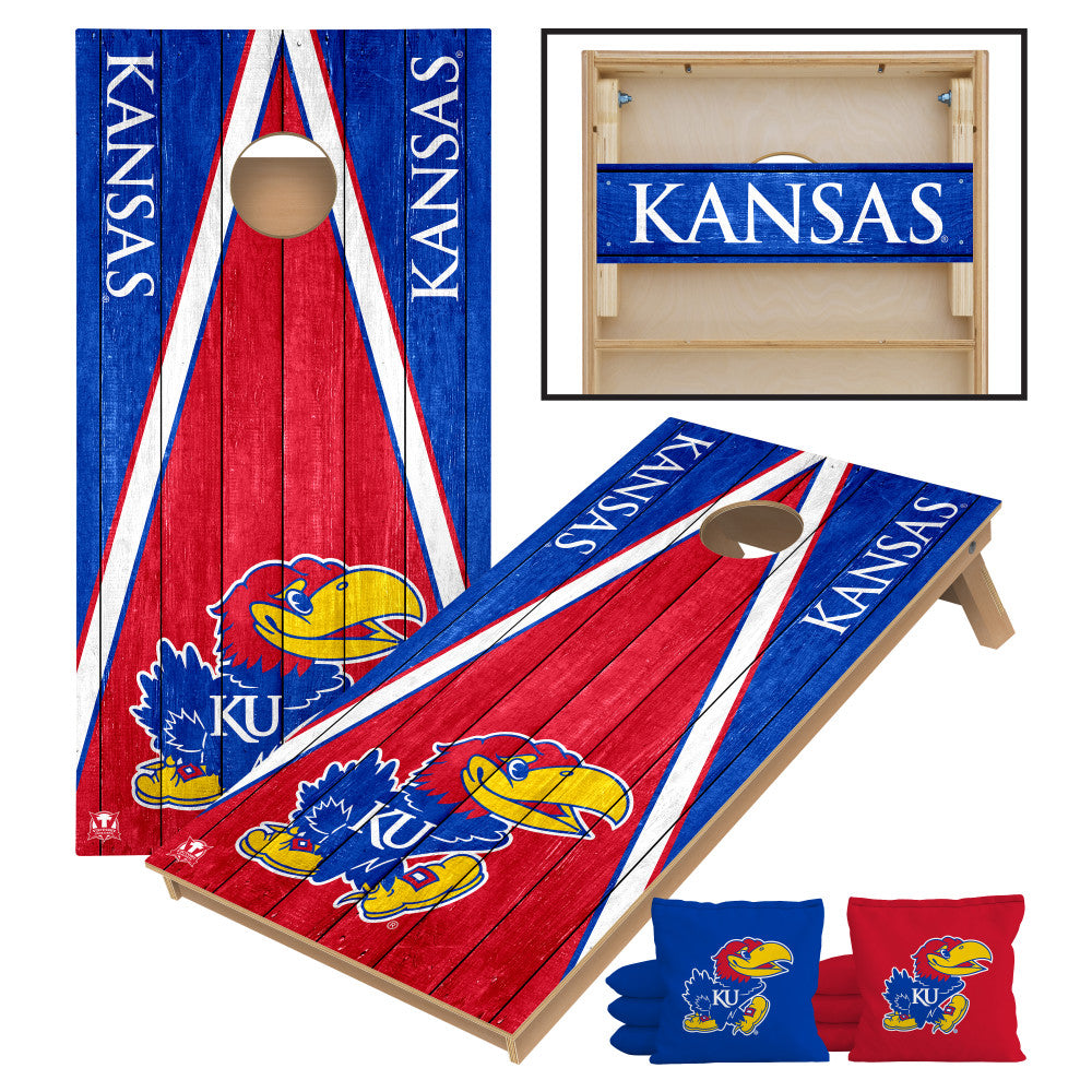 University of Kansas Jayhawks 2x4 Tournament Cornhole
