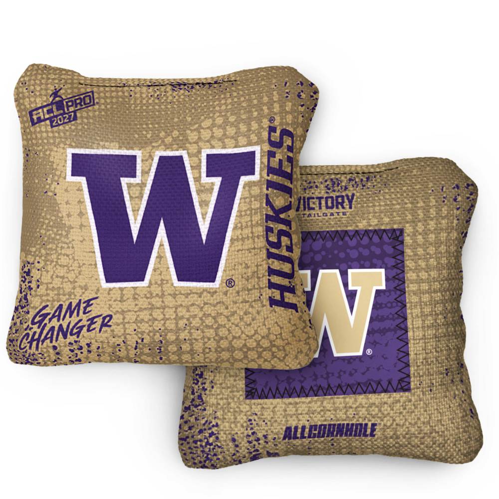 2027 Washington Huskies GameChanger™ OG Gold ACL Pro Cornhole Bags – Set of 4 Bags