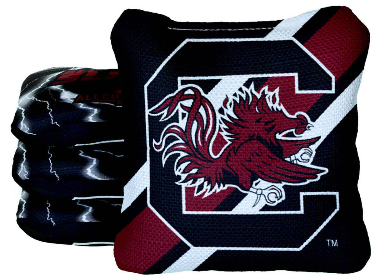 Officially Licensed Collegiate Cornhole Bags - All-Slide 2.0 - Set of 4 - South Carolina University