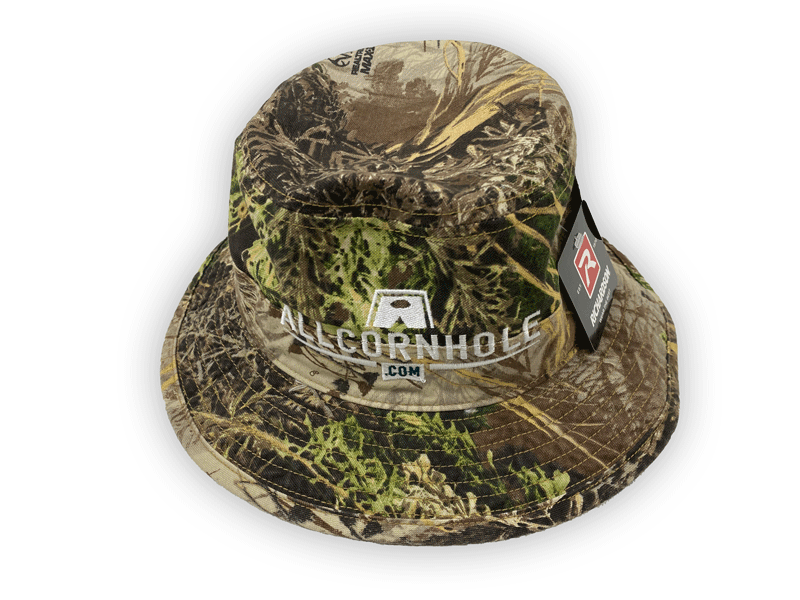 AllCornhole Camo Bucket Hat Free Shipping