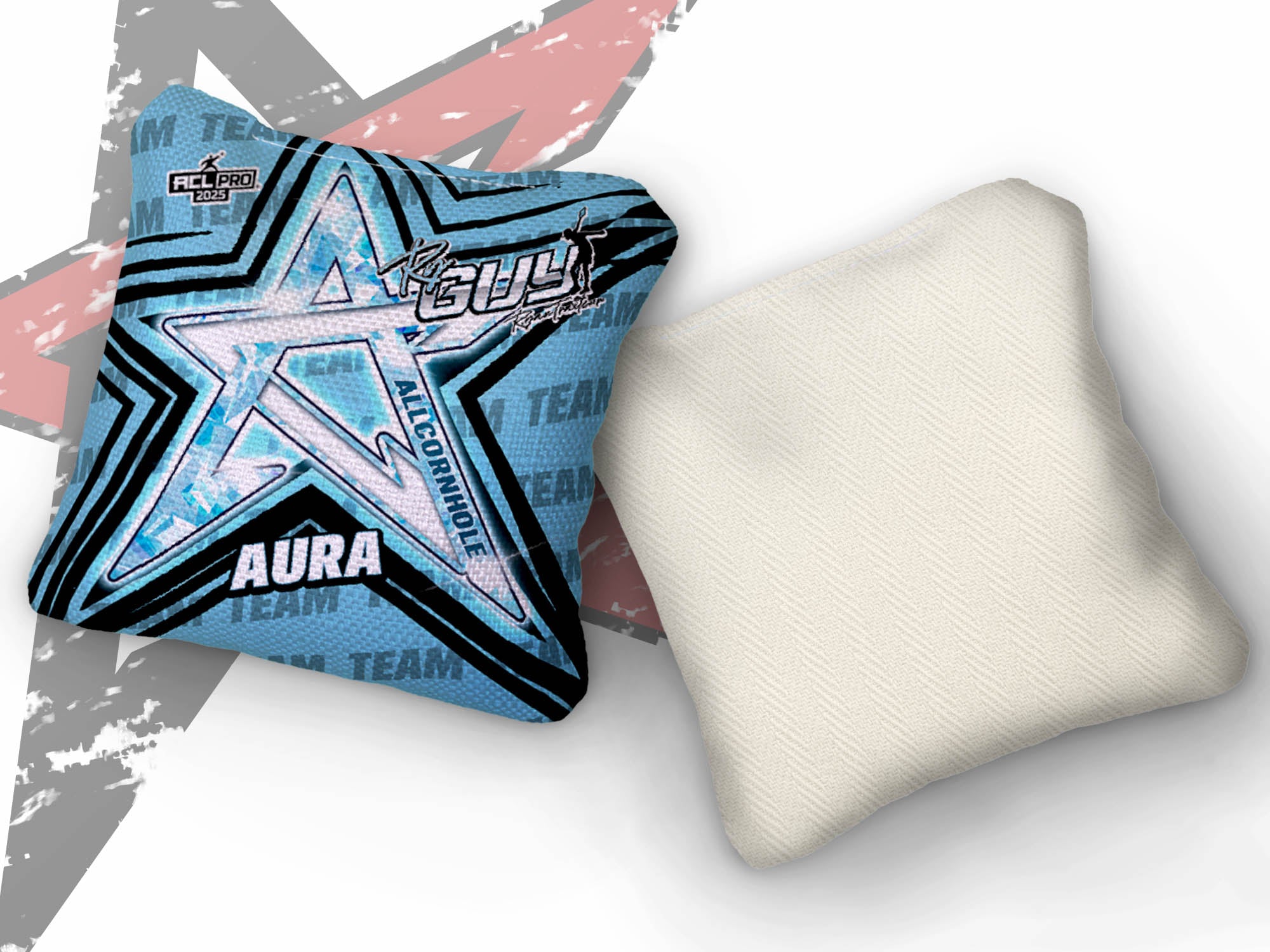 2025 AllCornhole Aura - "Ryan Traiteur DIAMOND” - ACL Pro Stamped Cornhole Bags - SET OF 4 BAGS