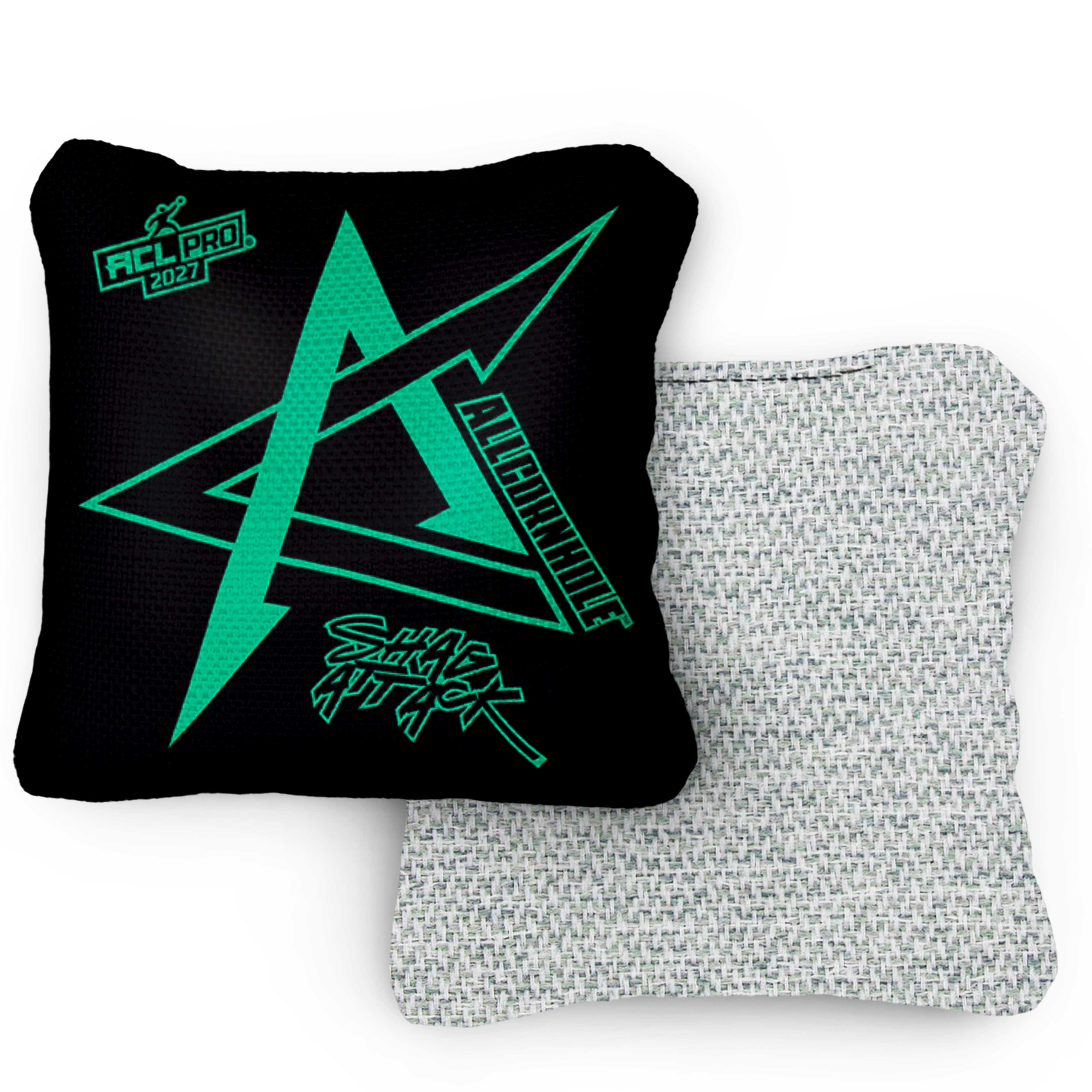 2027 Shag Attack Blackout ACL Pro Cornhole Bags – Set of 4 Bags