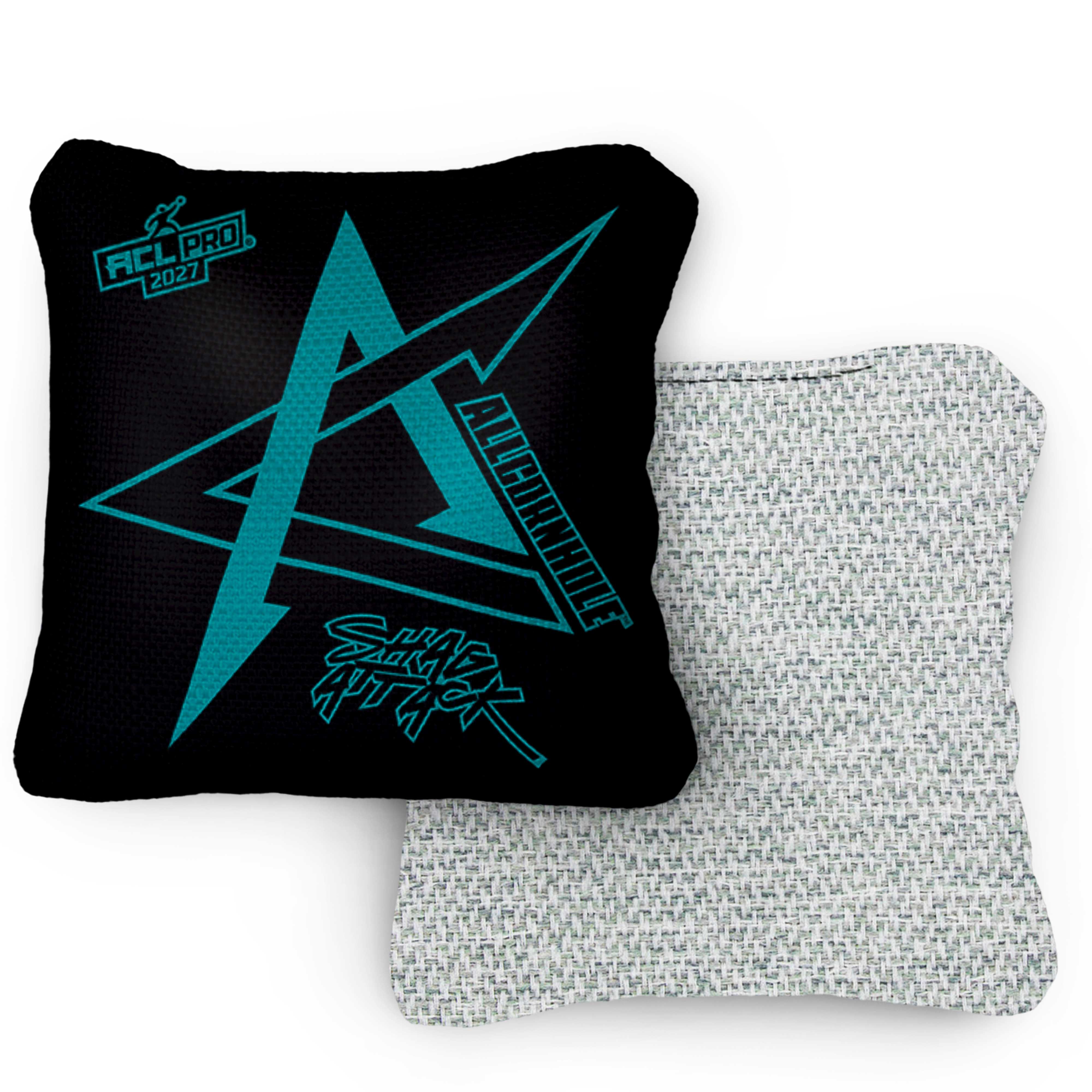 2027 Shag Attack Blackout ACL Pro Cornhole Bags – Set of 4 Bags