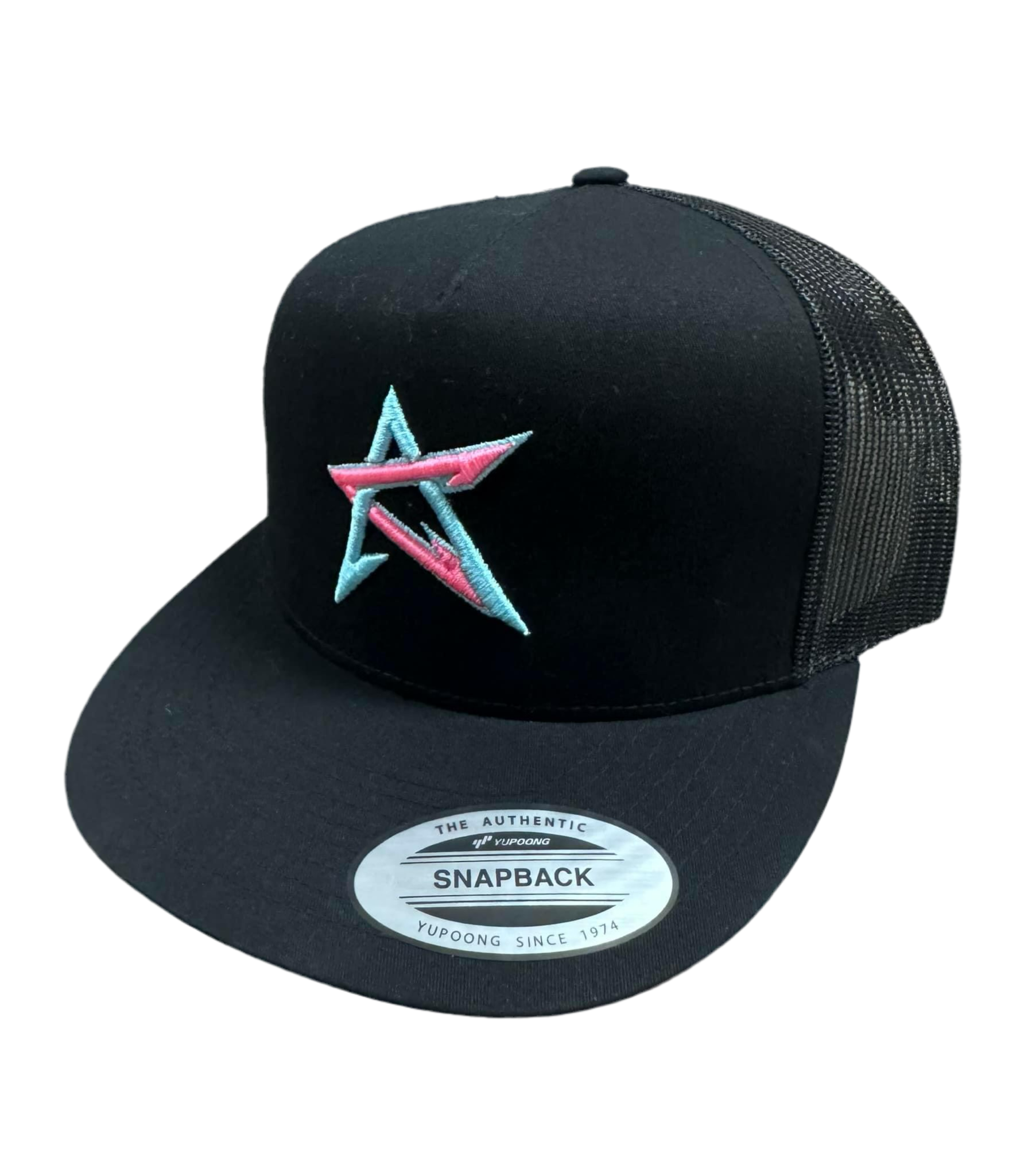 AllCornhole Star Logo Flat Bill Snapback Hat