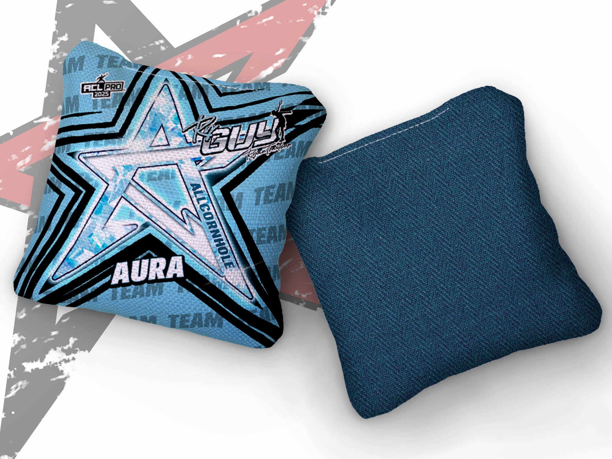 2025 AllCornhole Aura - "Ryan Traiteur DIAMOND” - ACL Pro Stamped Cornhole Bags - SET OF 4 BAGS