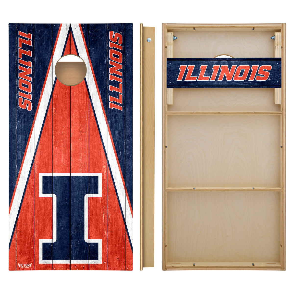 University of Illinois Fighting Illini | 2x4 Tournament Cornhole Set