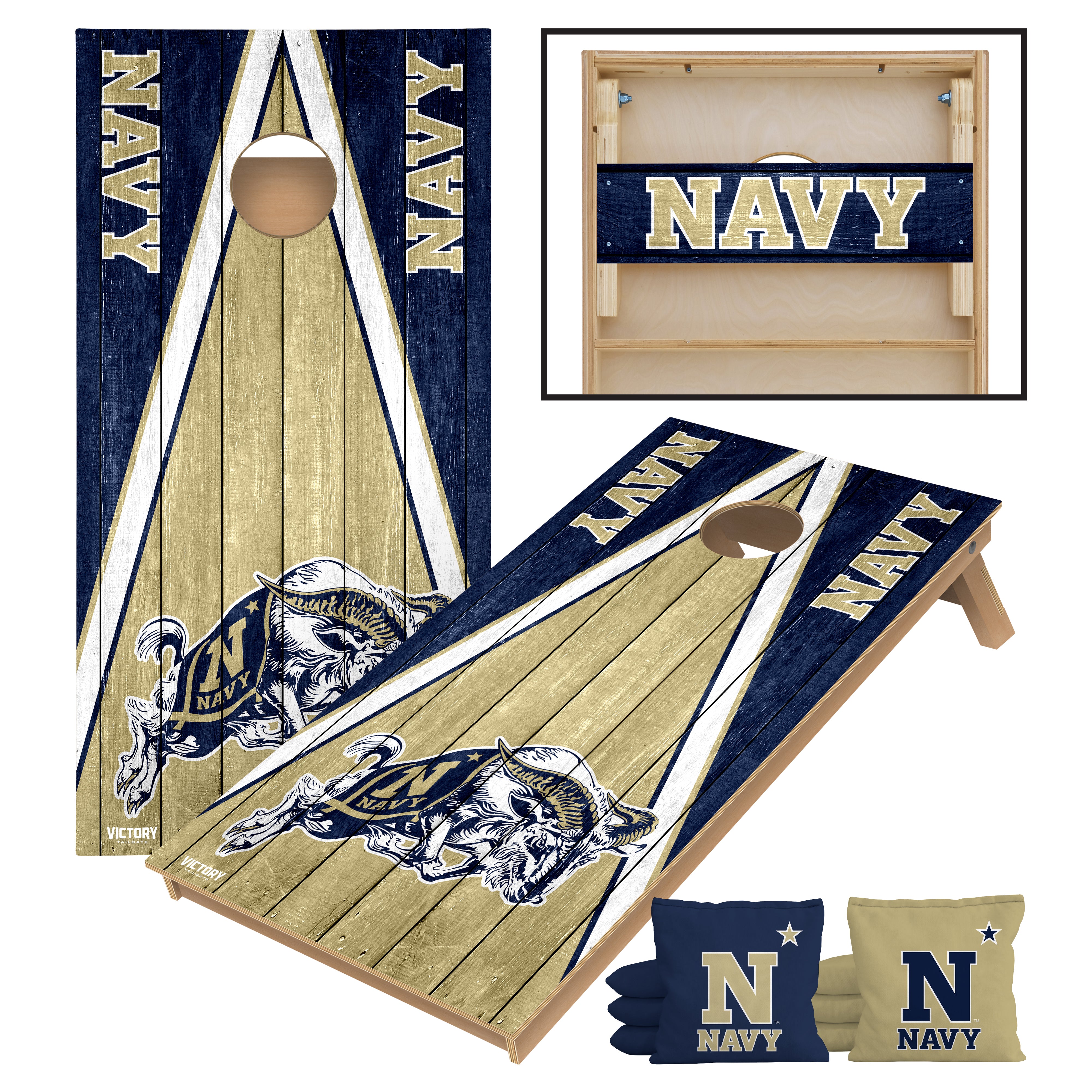 U.S. Naval Academy Midshipmen 2x4 Tournament Cornhole