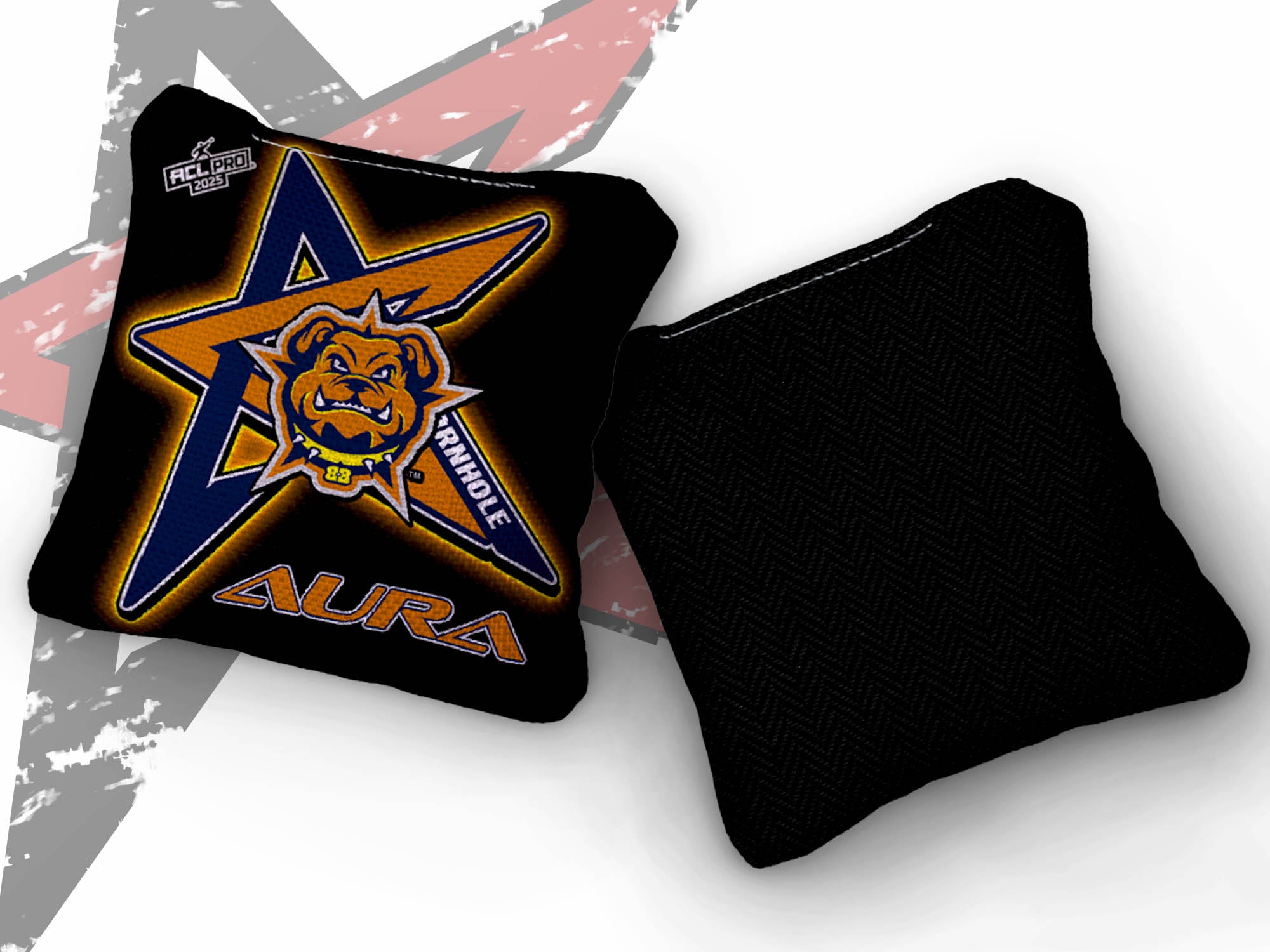 2025 AllCornhole Aura - "Texas Bully Baggers" - ACL Pro Stamped Cornhole Bags - SET OF 4 BAGS