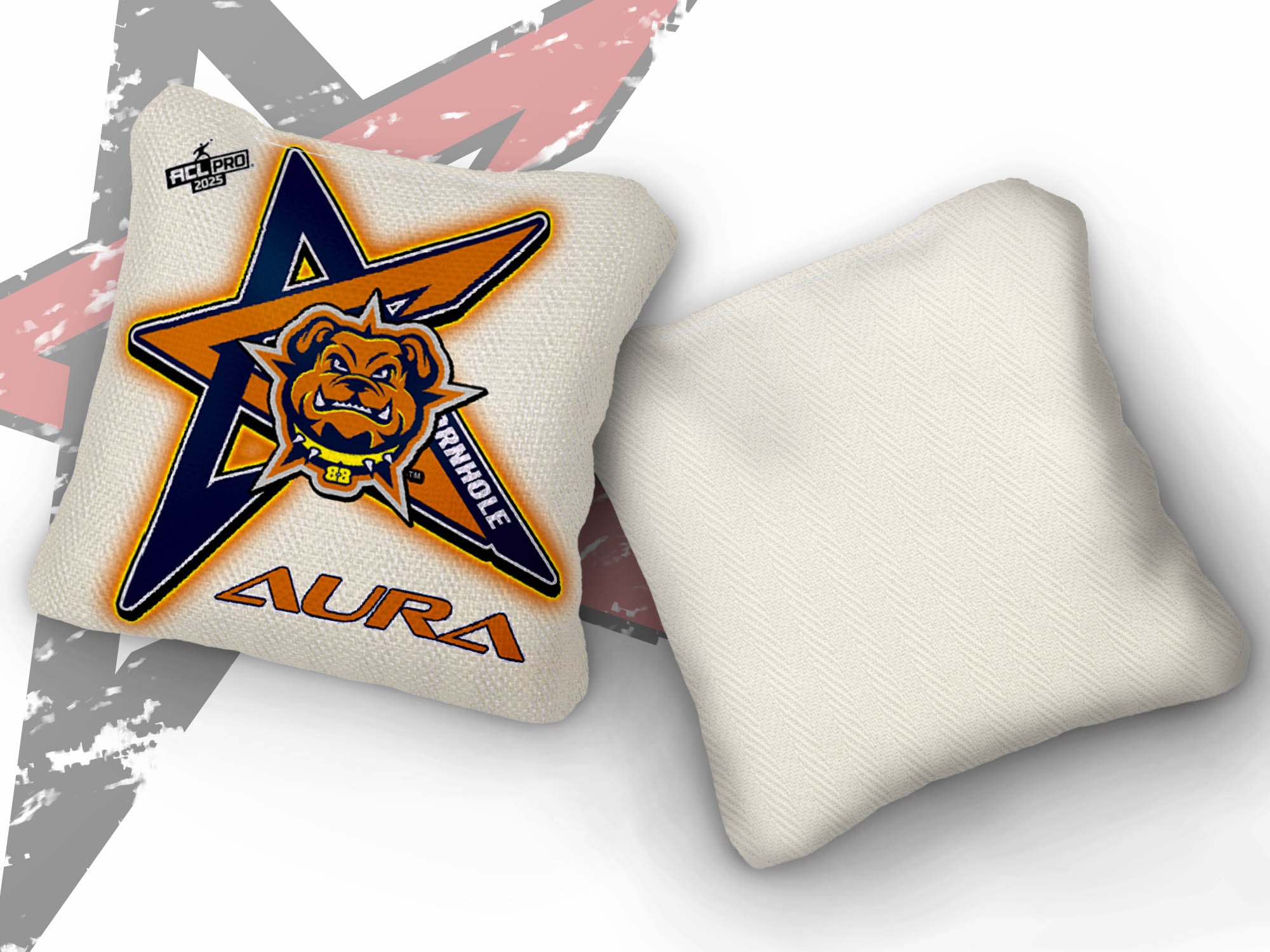 2025 AllCornhole Aura - "Texas Bully Baggers" - ACL Pro Stamped Cornhole Bags - SET OF 4 BAGS