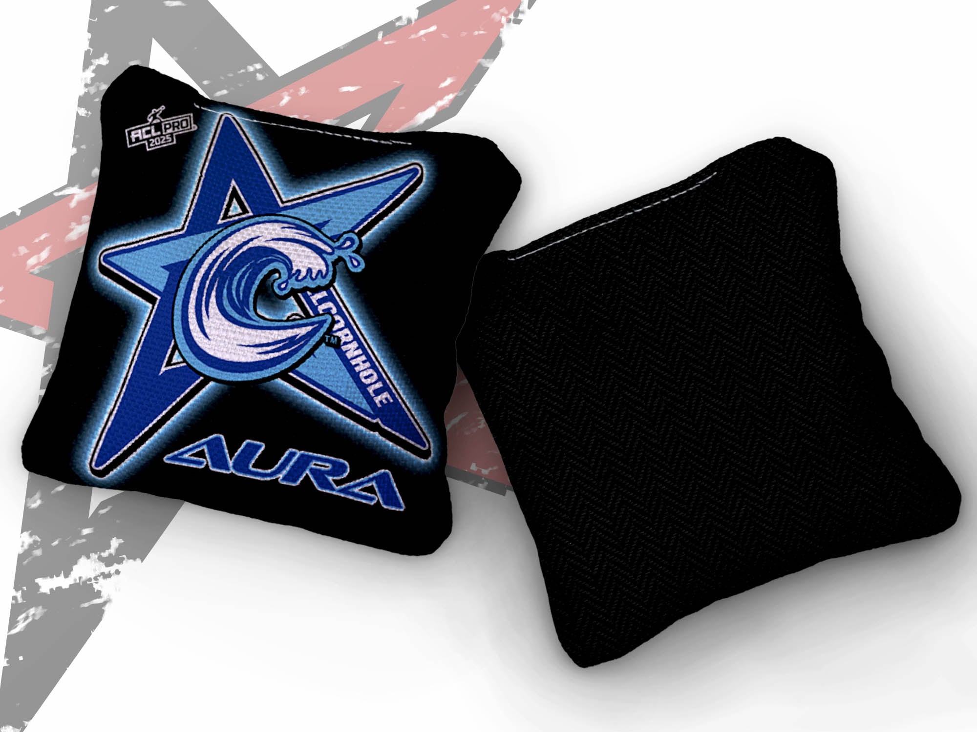 2025 AllCornhole Aura - "Carolina Coasters" - ACL Pro Stamped Cornhole Bags - SET OF 4 BAGS