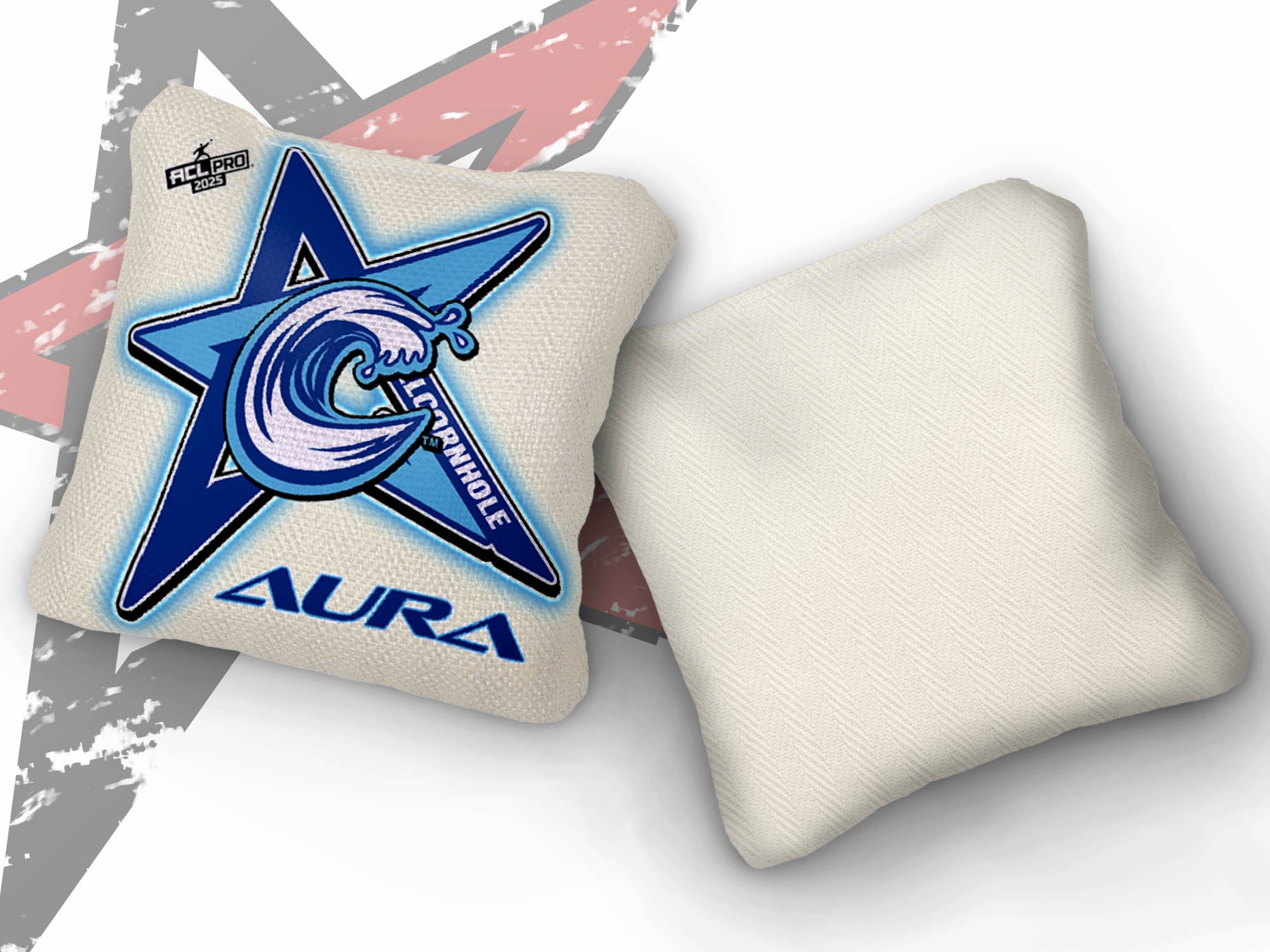 2025 AllCornhole Aura - "Carolina Coasters" - ACL Pro Stamped Cornhole Bags - SET OF 4 BAGS