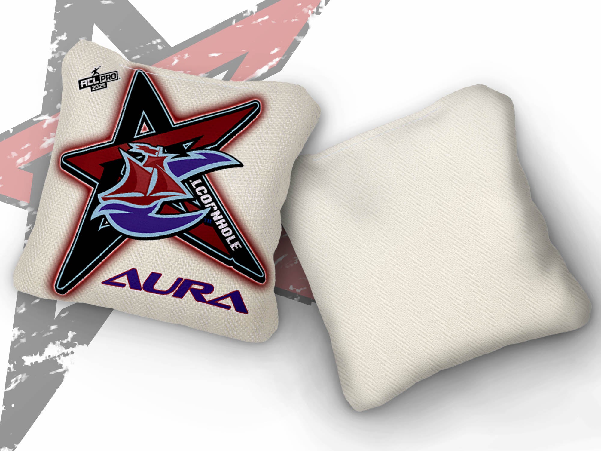 2025 AllCornhole Aura - "Virginia Cutters" - ACL Pro Stamped Cornhole Bags - SET OF 4 BAGS