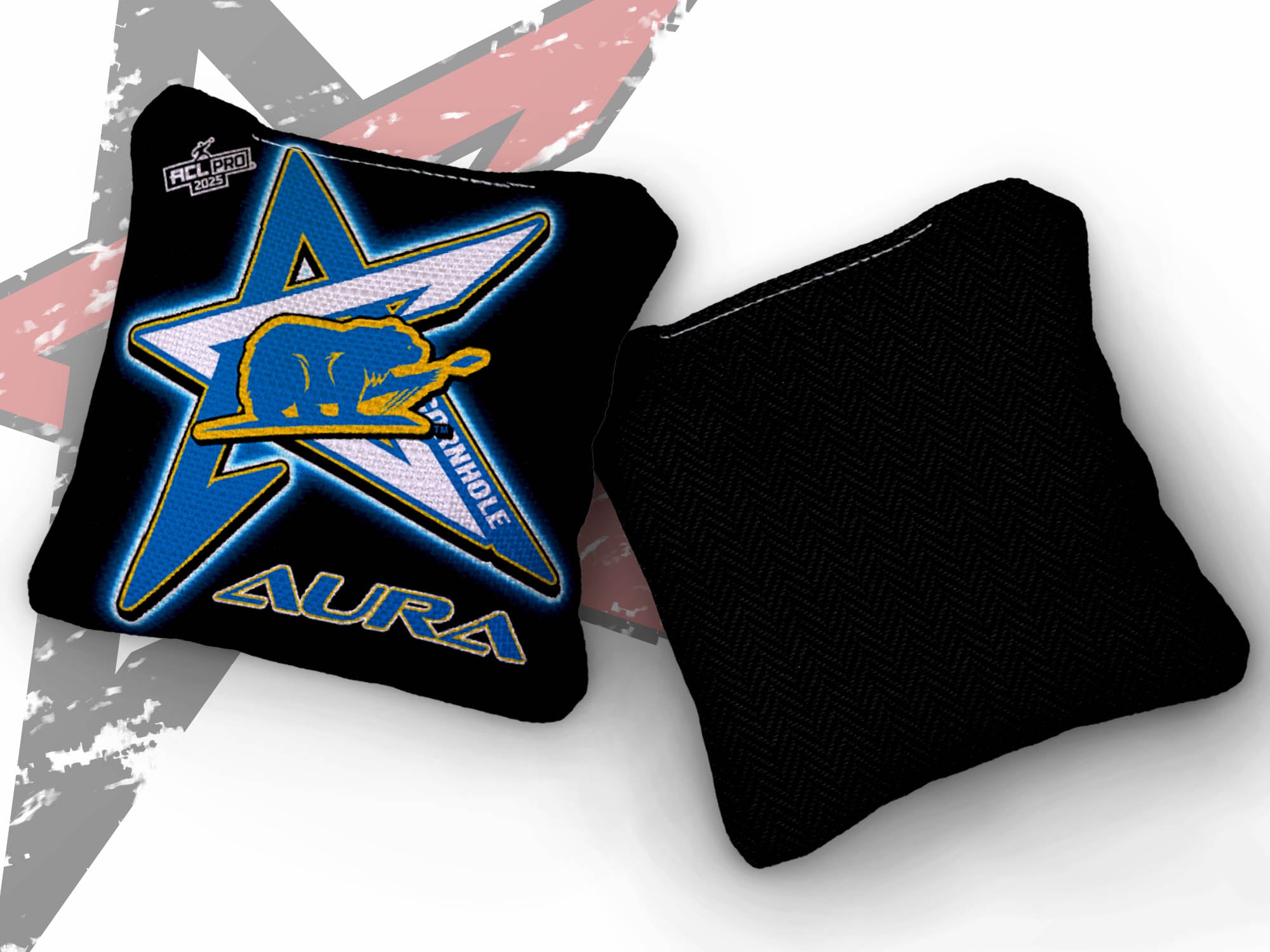 2025 AllCornhole Aura - "California Slingers" - ACL Pro Stamped Cornhole Bags - SET OF 4 BAGS